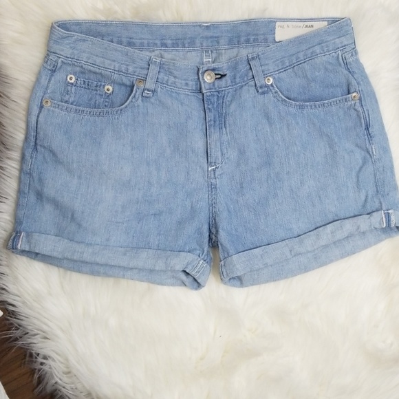 rag & bone Pants - Rag & Bone Blue Jean Women's Short Size 27